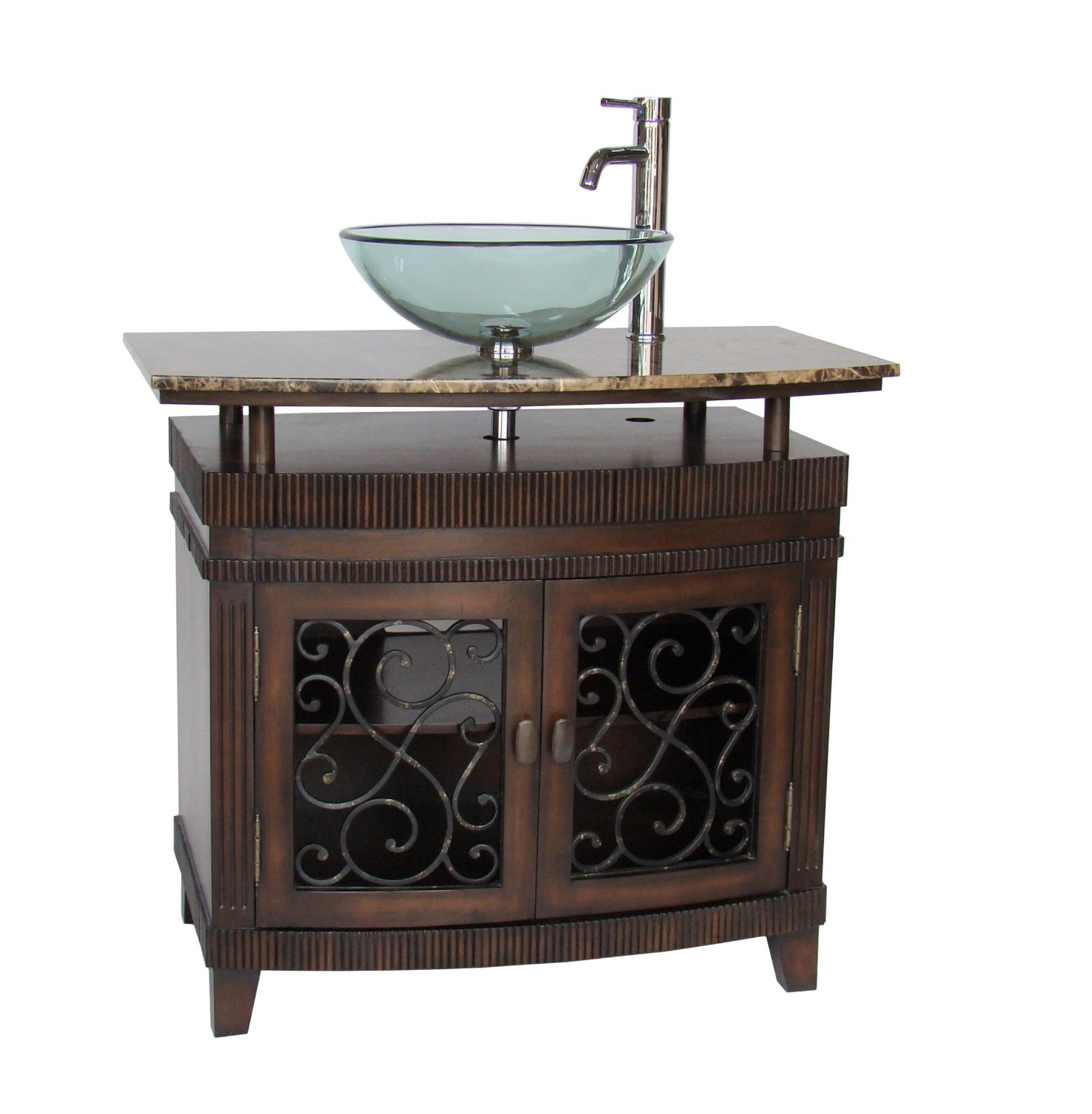 36 bathroom vanity with vessel sink