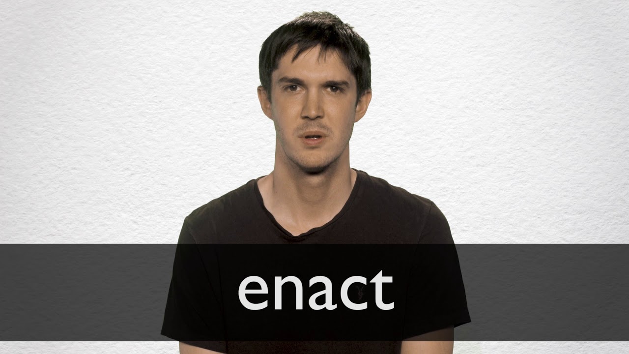 enact synonym