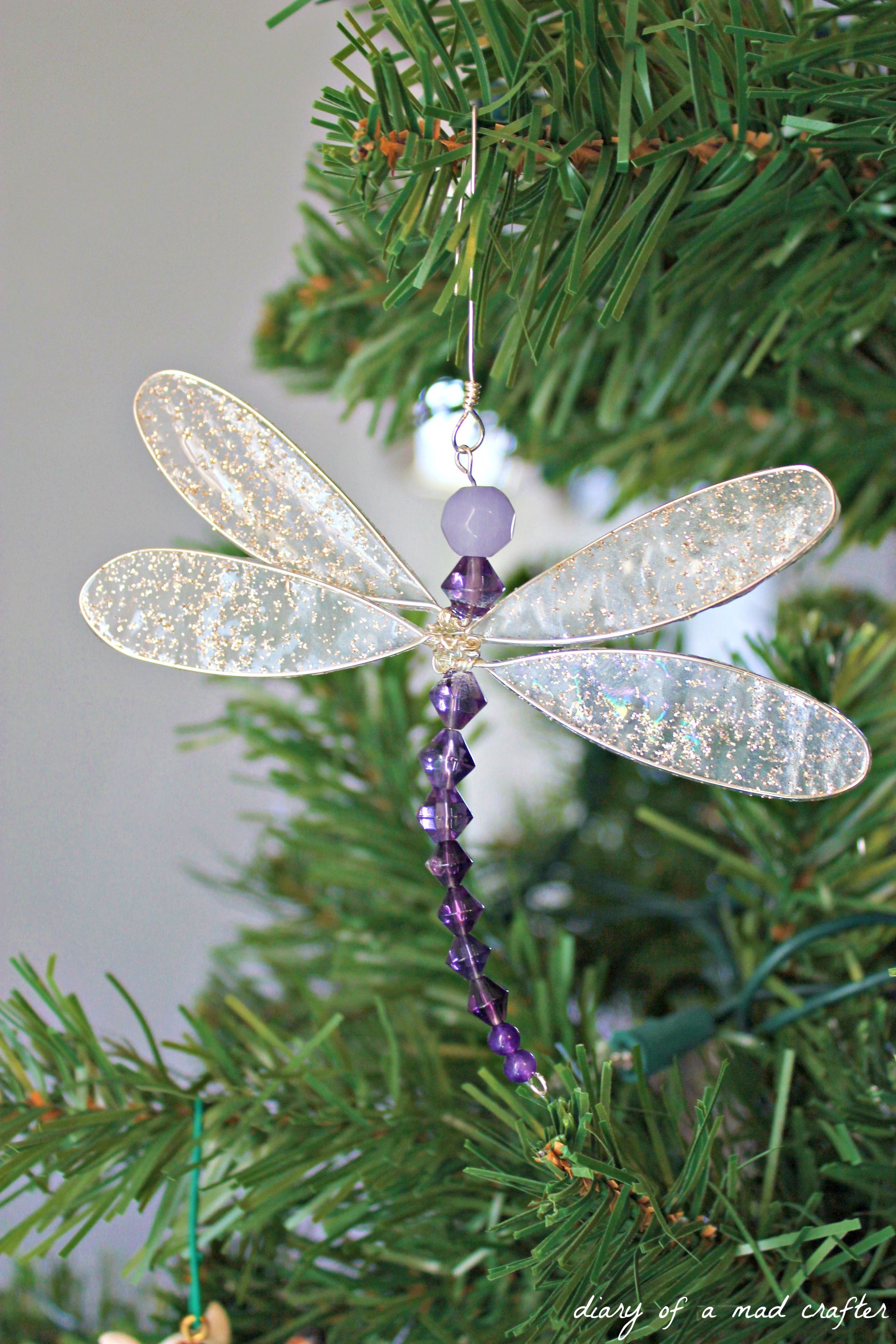 dragonfly christmas decorations