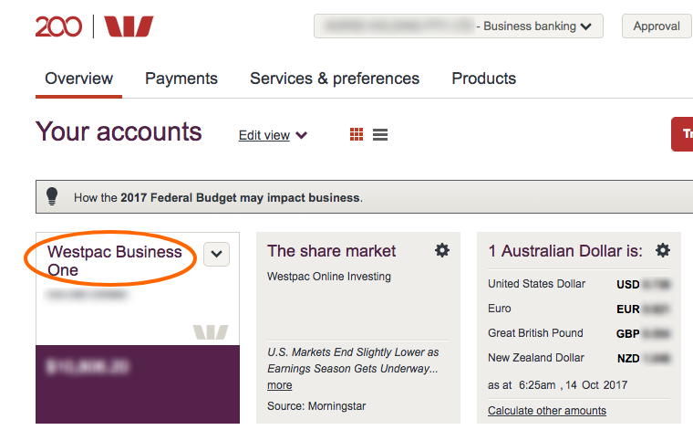 westpac bank statement