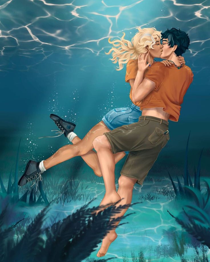 percy jackson and annabeth chase kiss