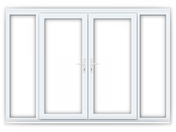 6ft french doors with side panels