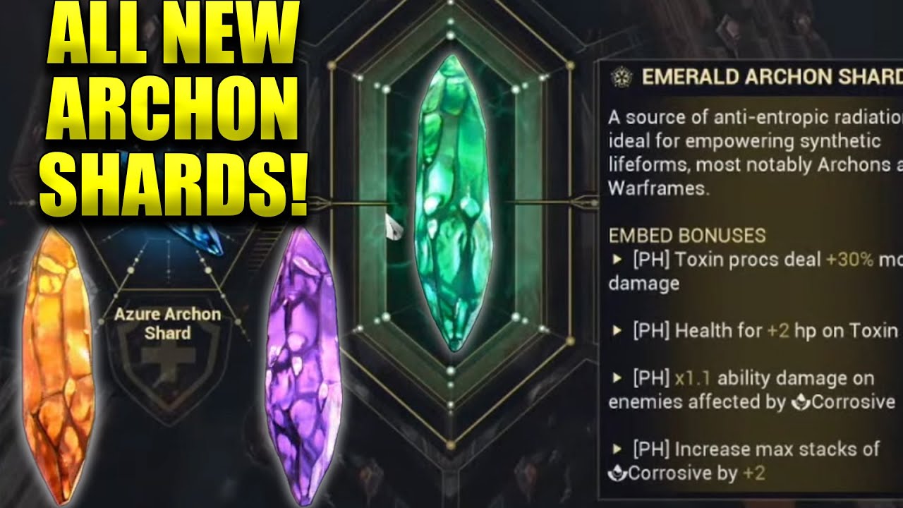 warframe archon shards