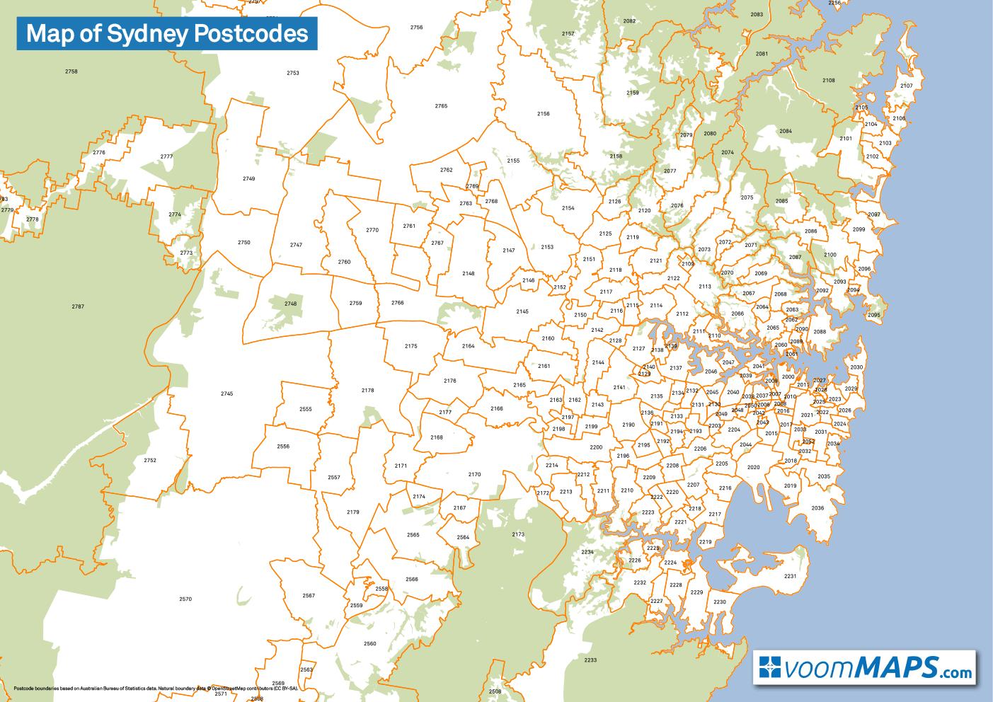 sydney postcode