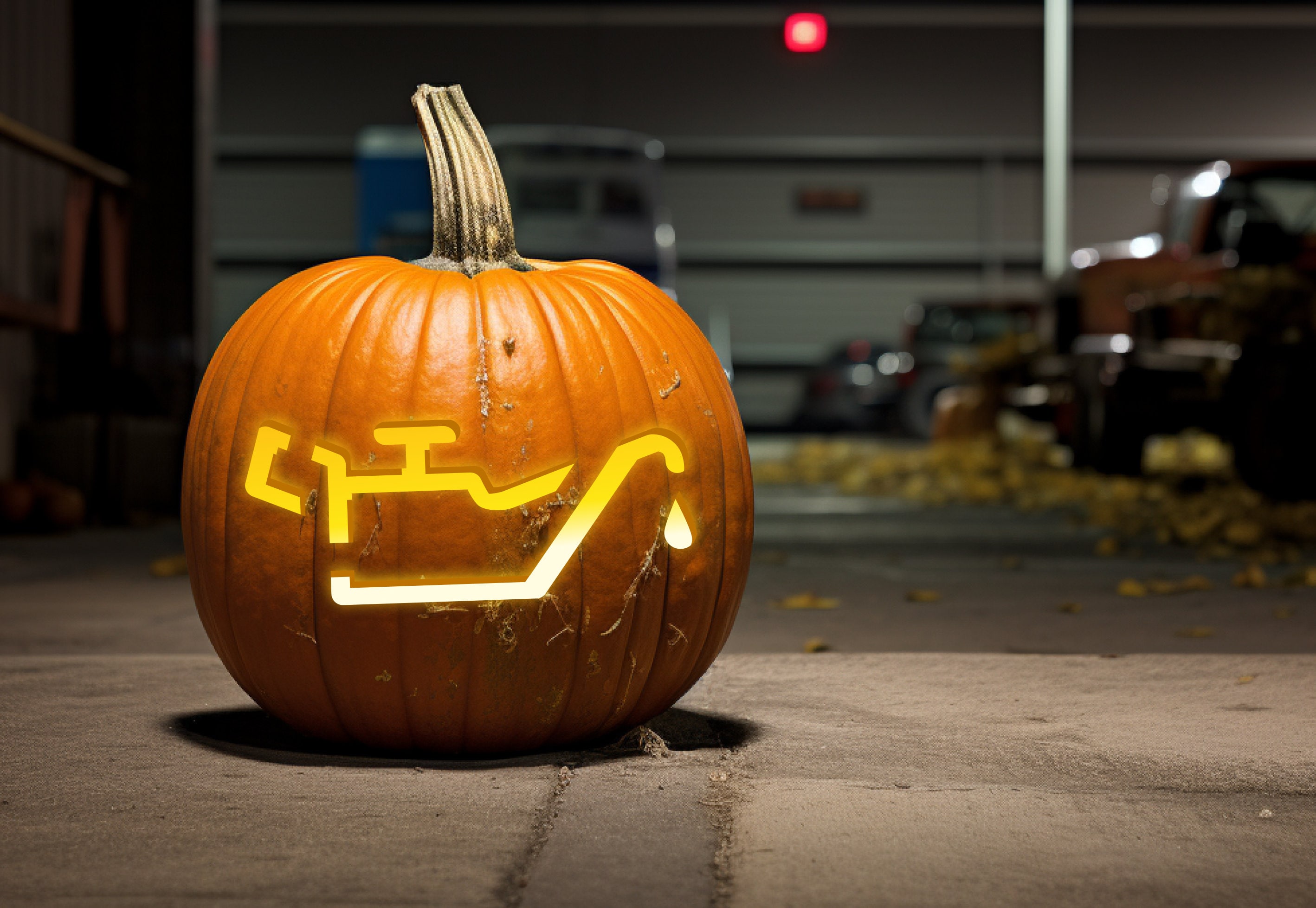 check engine light pumpkins