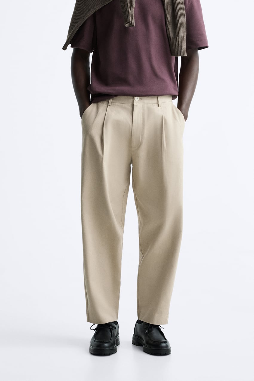 zara mens linen pants