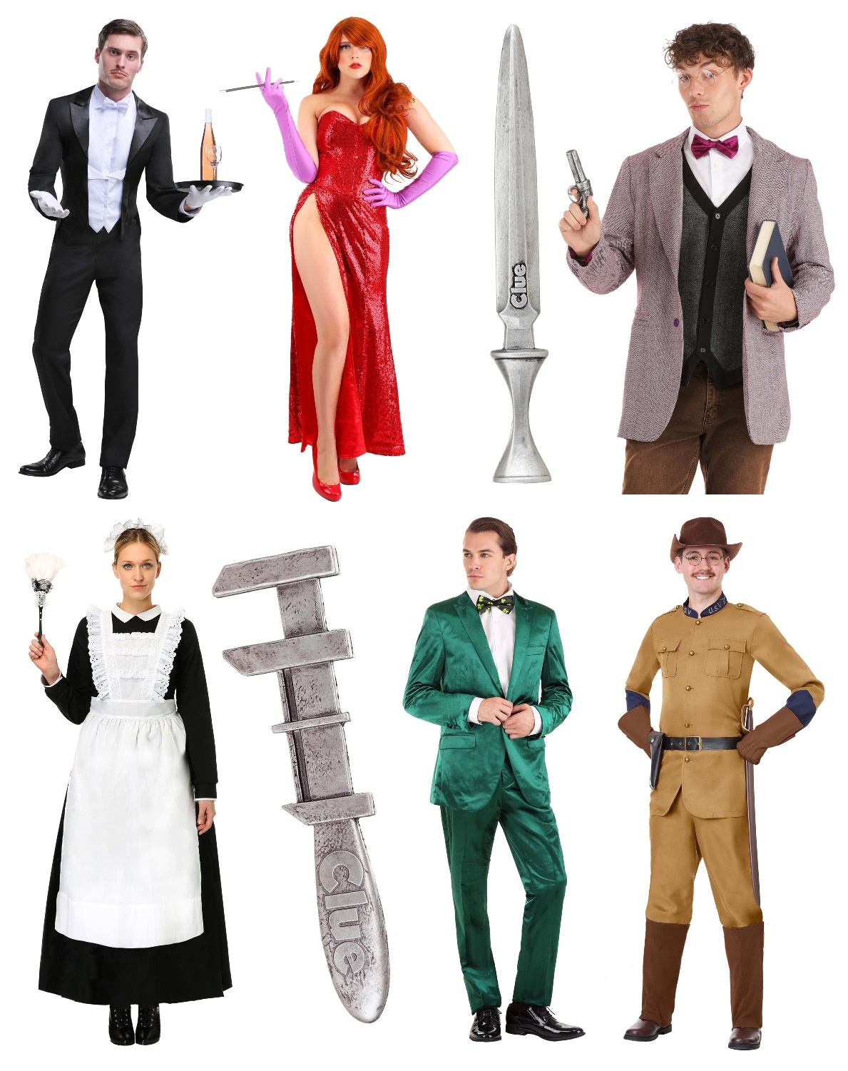 clue the movie costumes