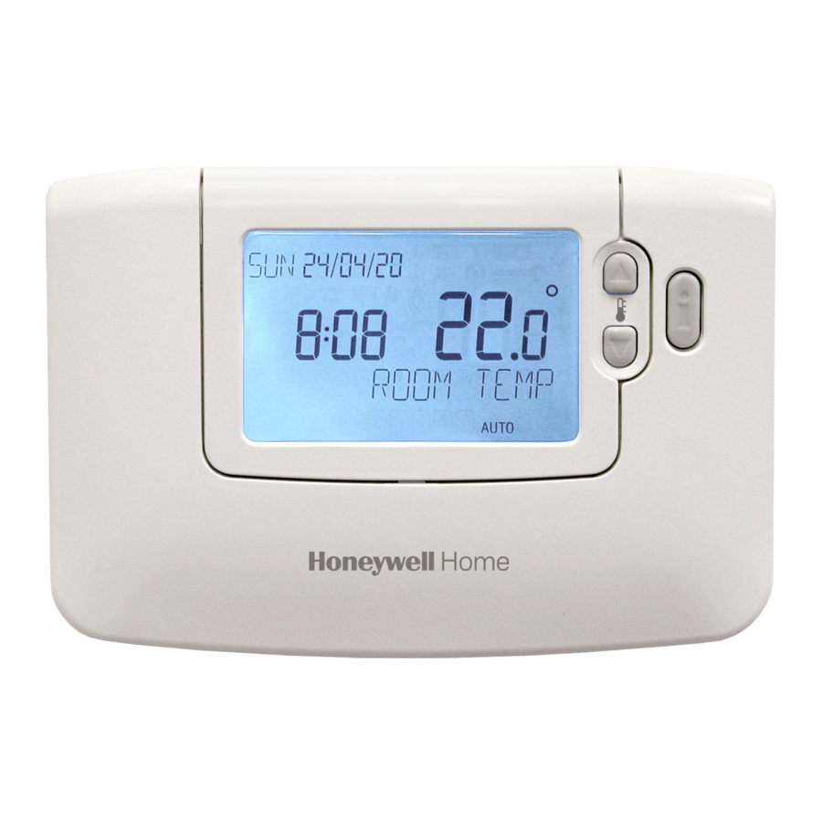 honeywell thermostat instructions