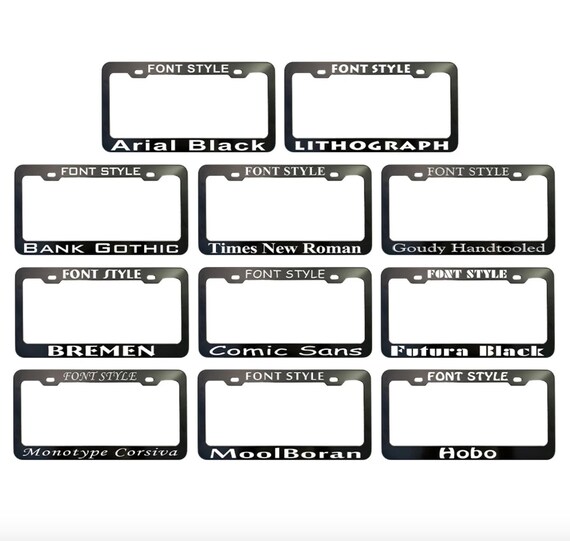 funniest license plate frames