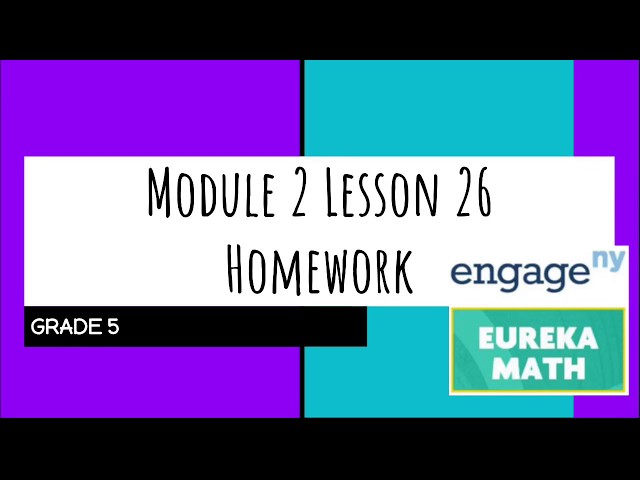 lesson 26 homework answer key