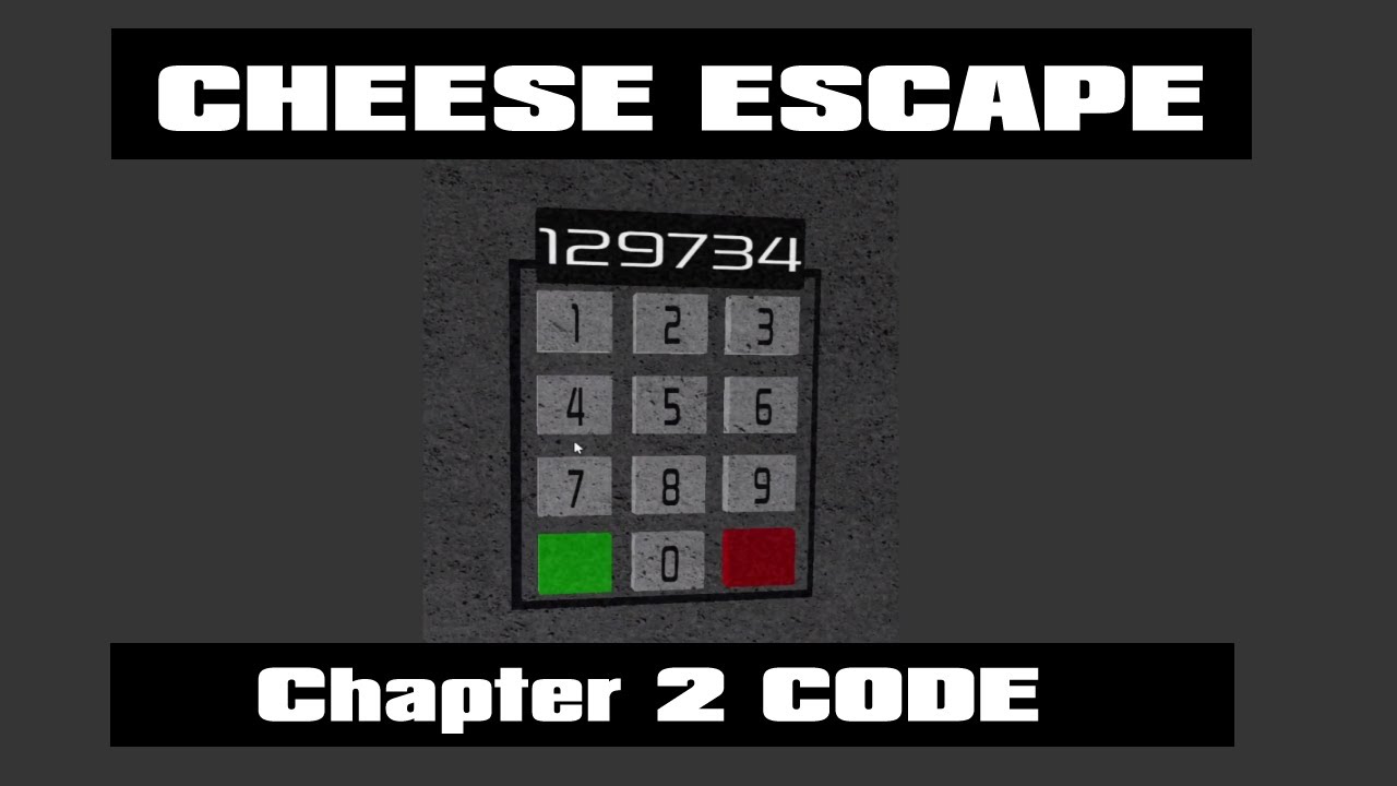 cheese escape chapter 2 code