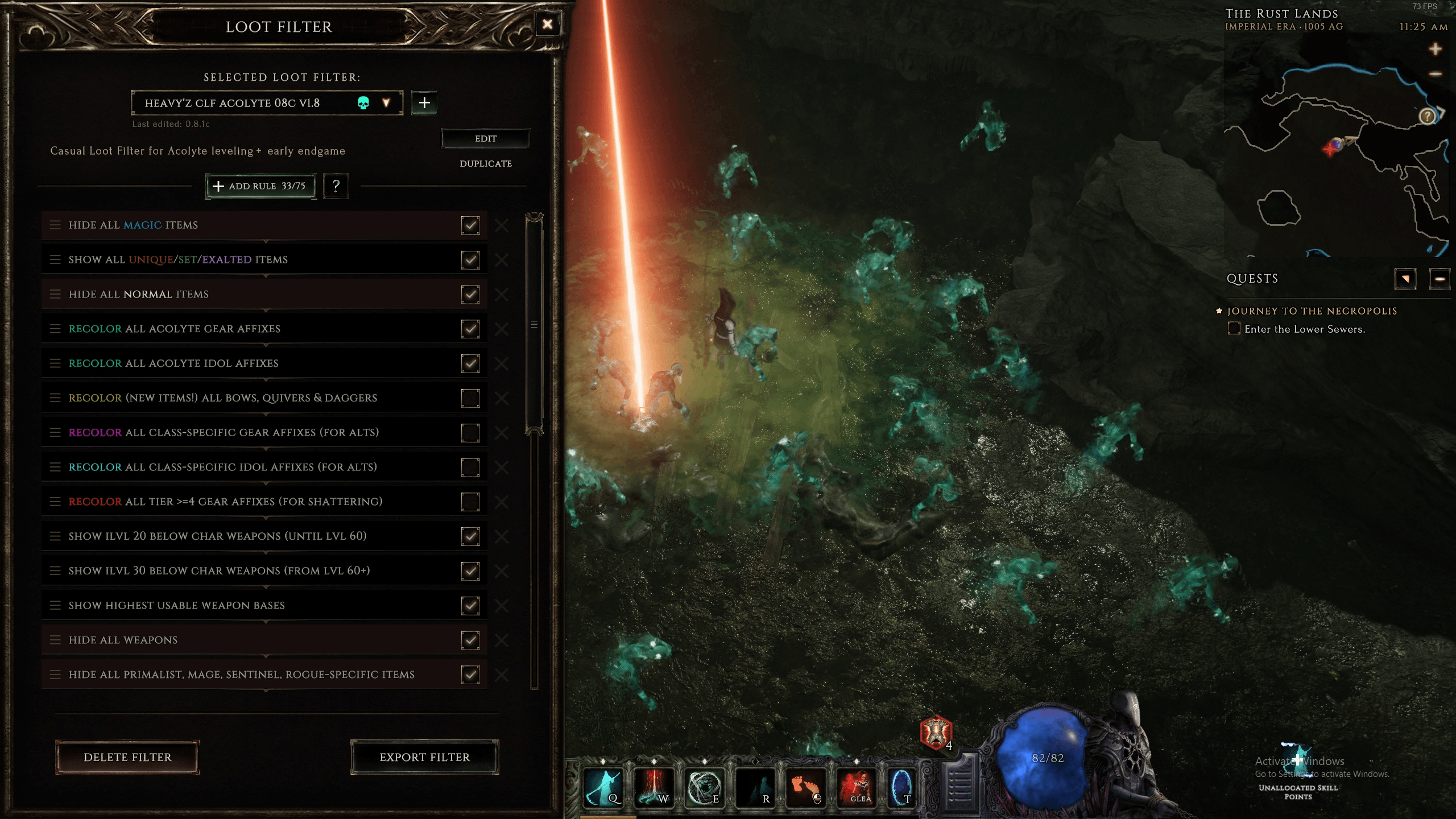 last epoch loot filter