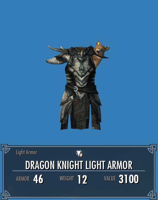 light dragon armor skyrim