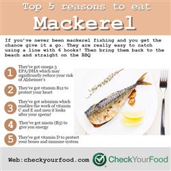 calories in mackrel