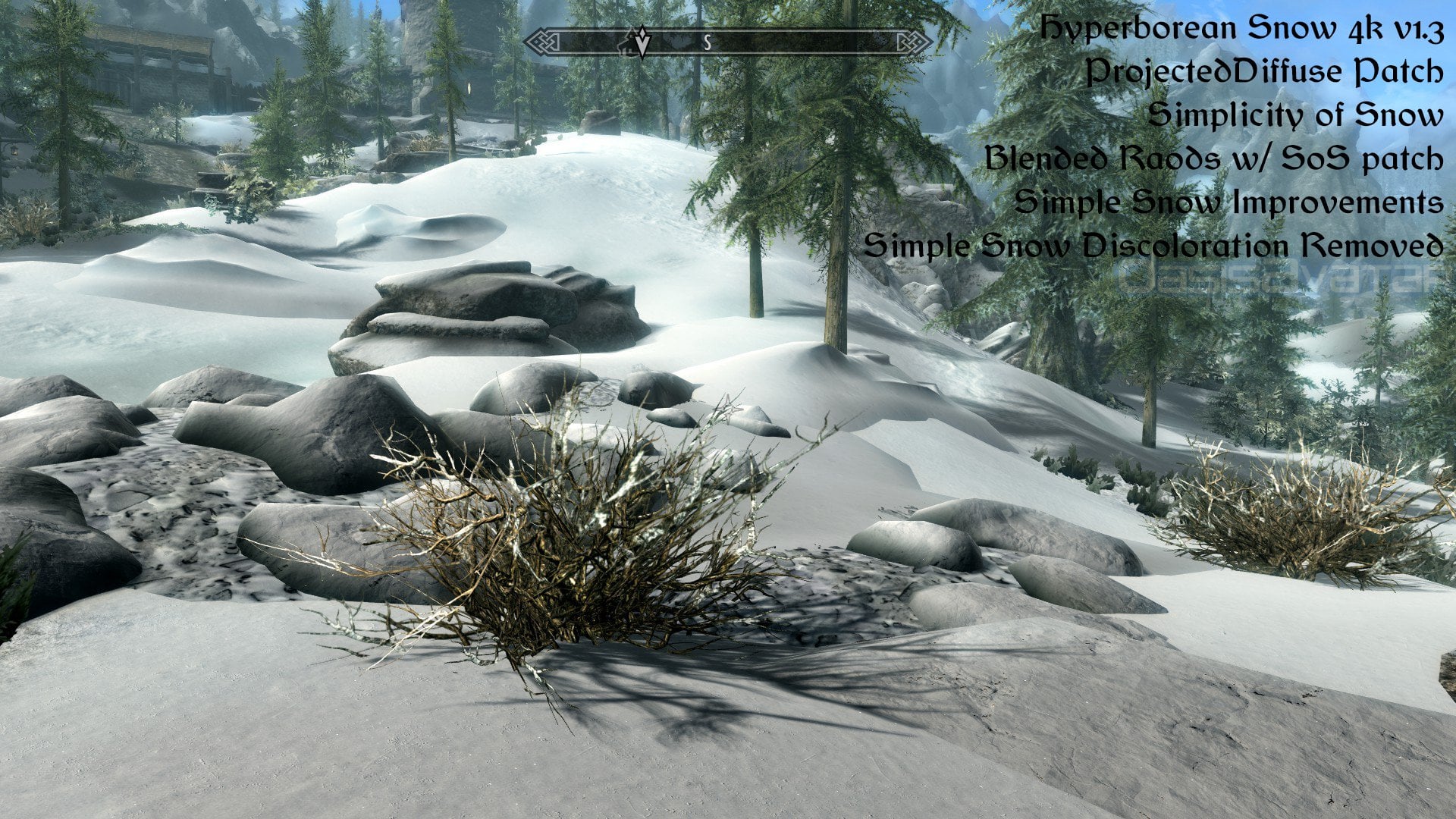 skyrim nordic snow