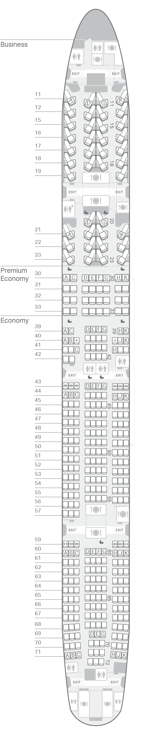 seat map on boeing 777-300er