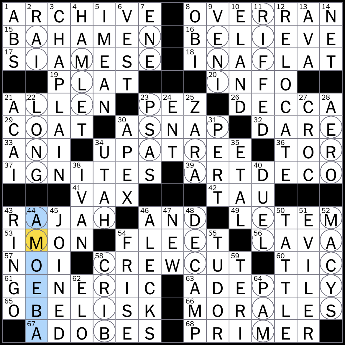 kimono accessory nyt crossword