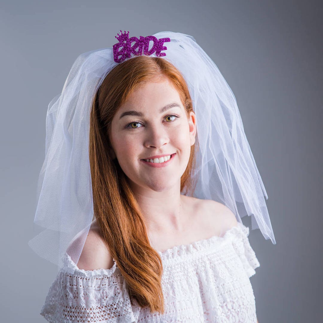 bride headband hen do