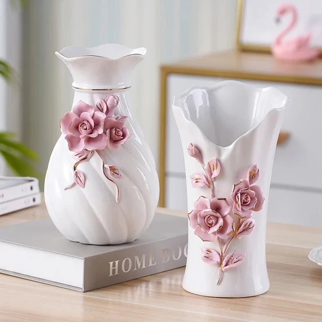 ceramic flower vase