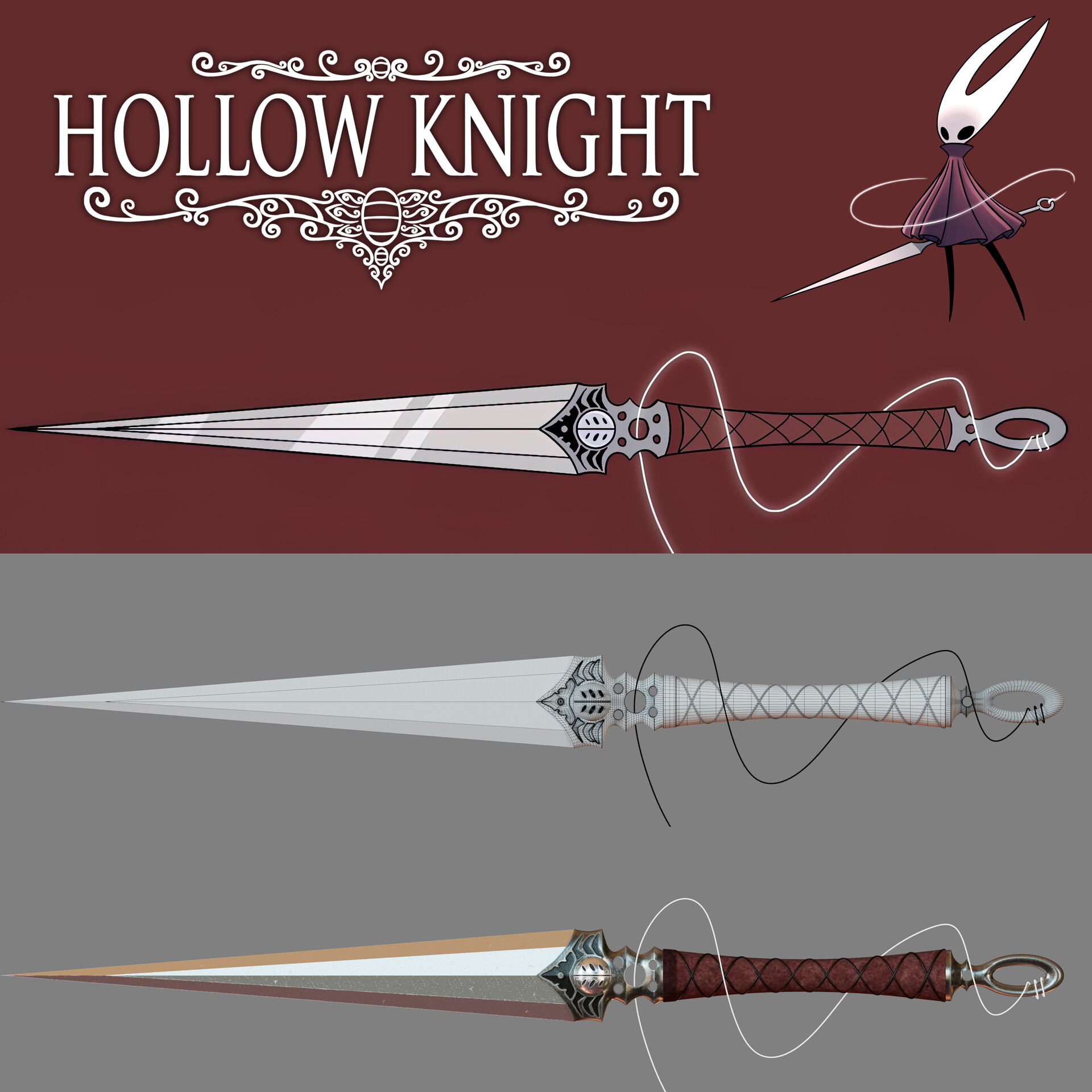 hollow knight different weapons