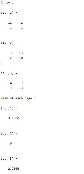 matlab average