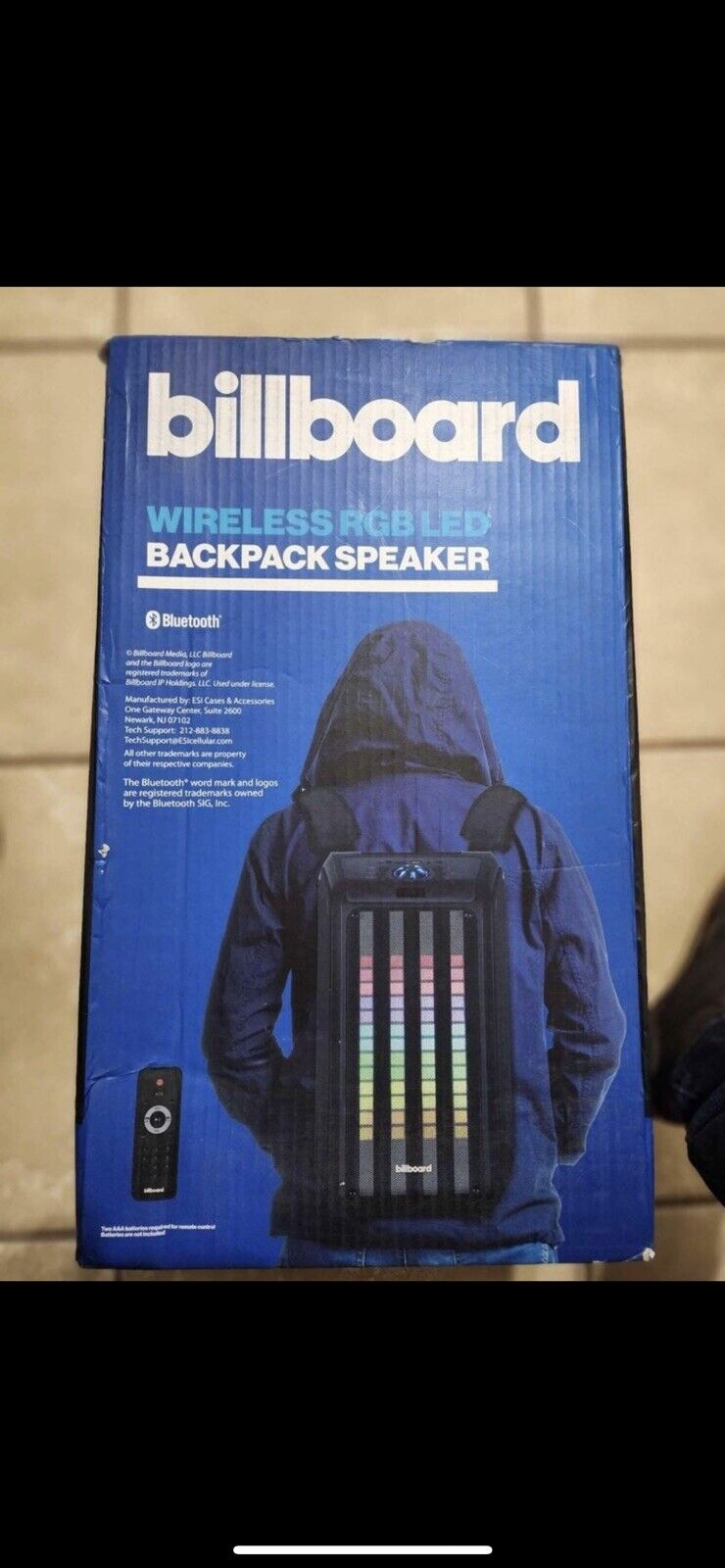 billboard backpack speaker