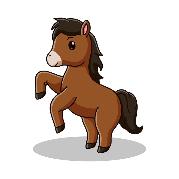 cute cartoon horse