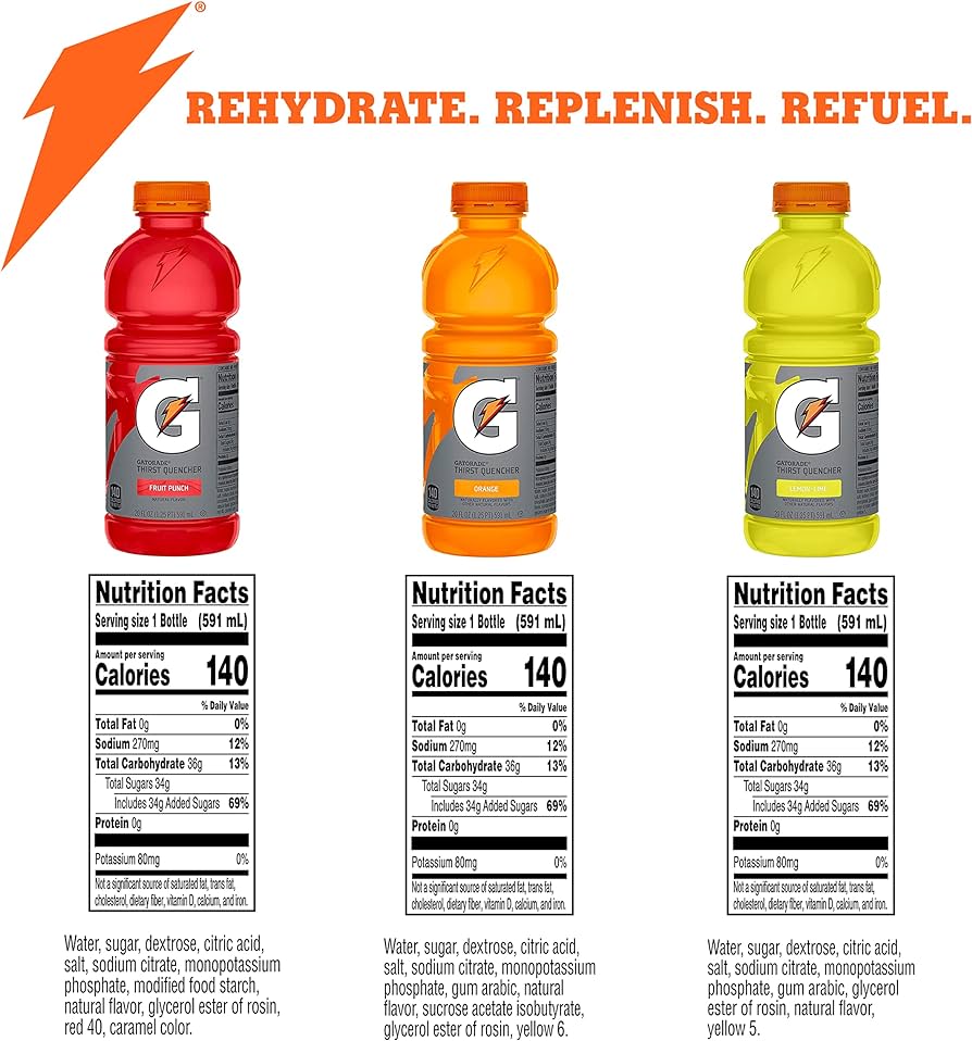 gatorade specs