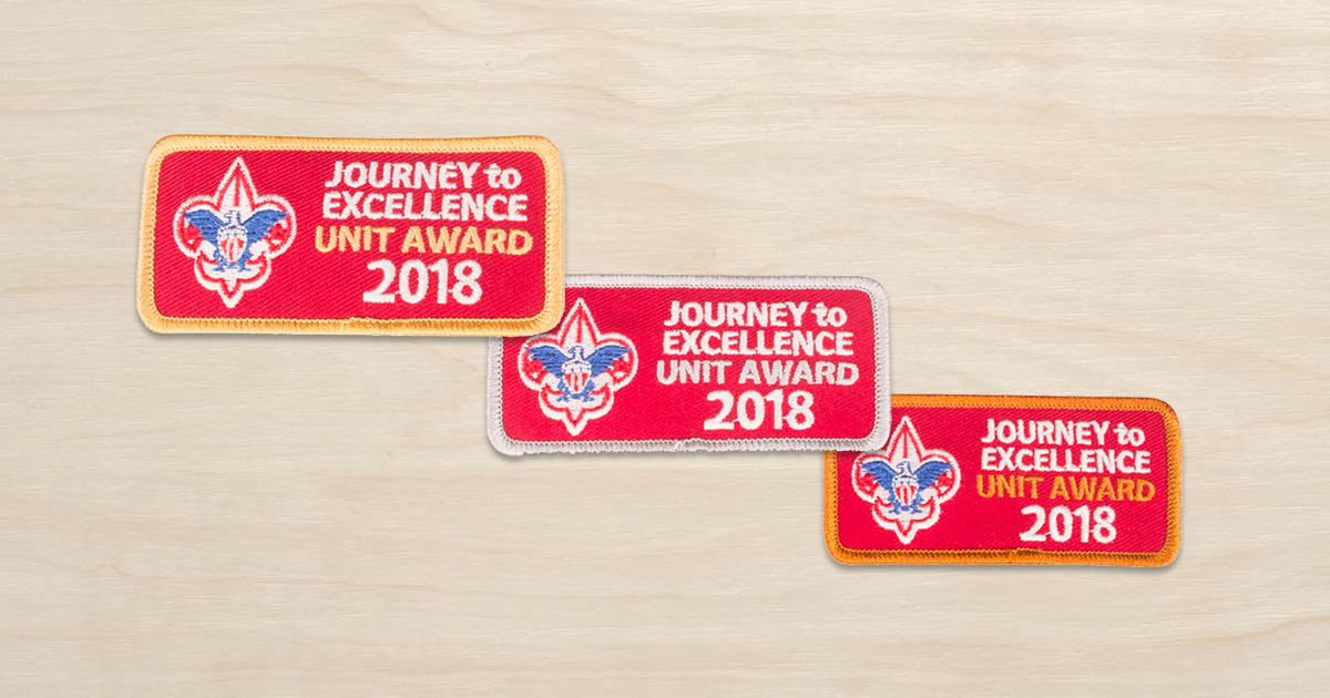 journey to excellence patch placement