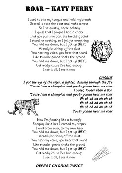 lyrics to roar katy perry