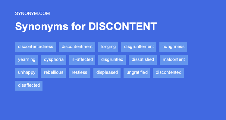 discontent antonym