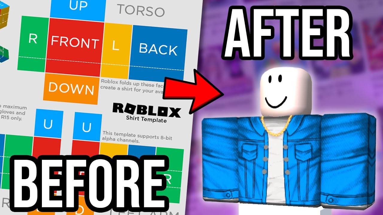 how to make roblox shirts