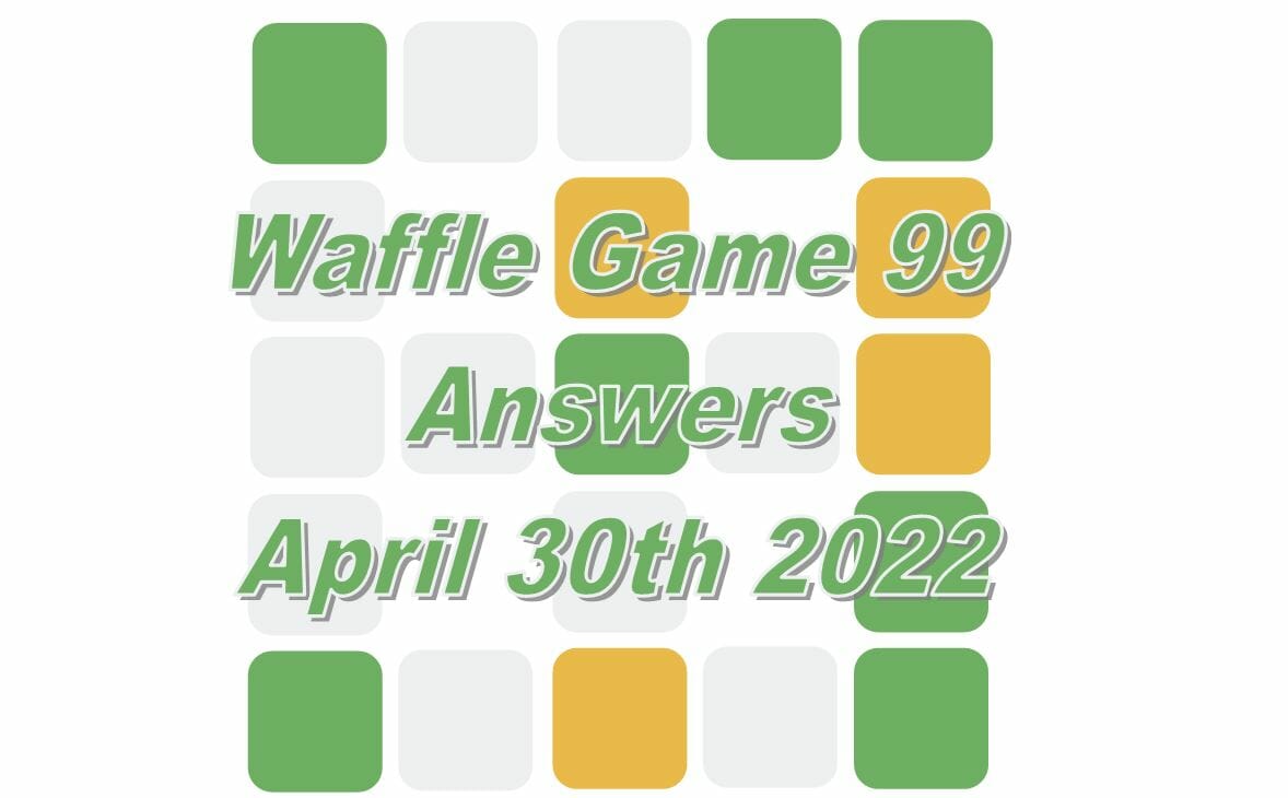 waffle game answer