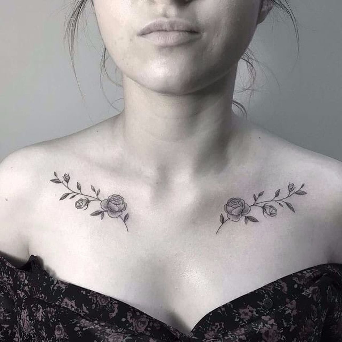 clavicle tattoo