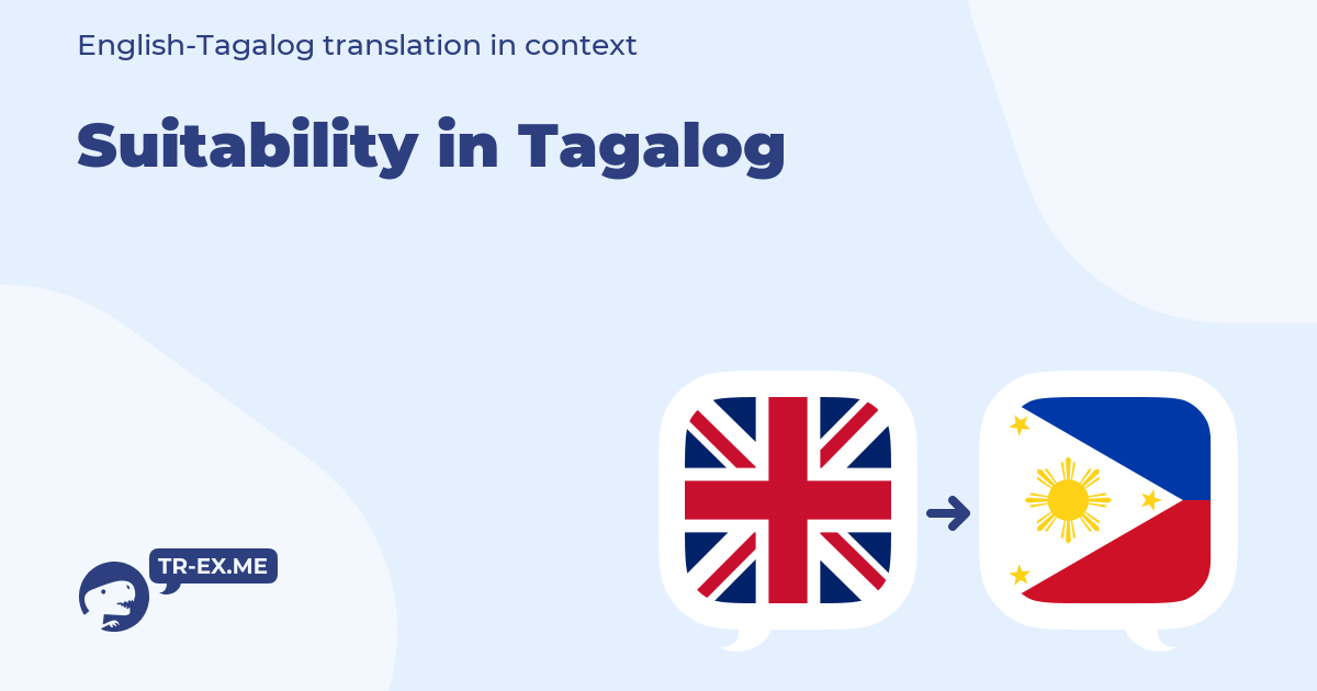 suitability in tagalog