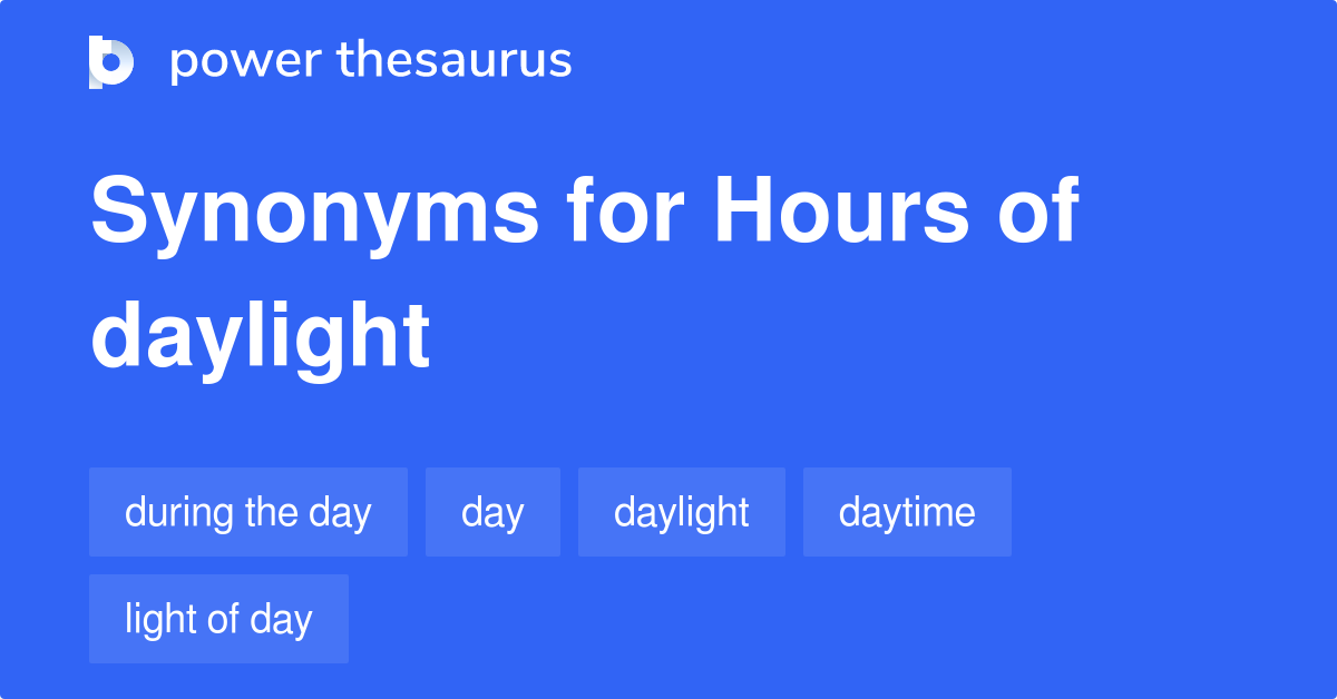 daylight synonym