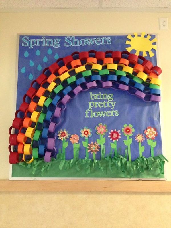 elementary spring bulletin board ideas