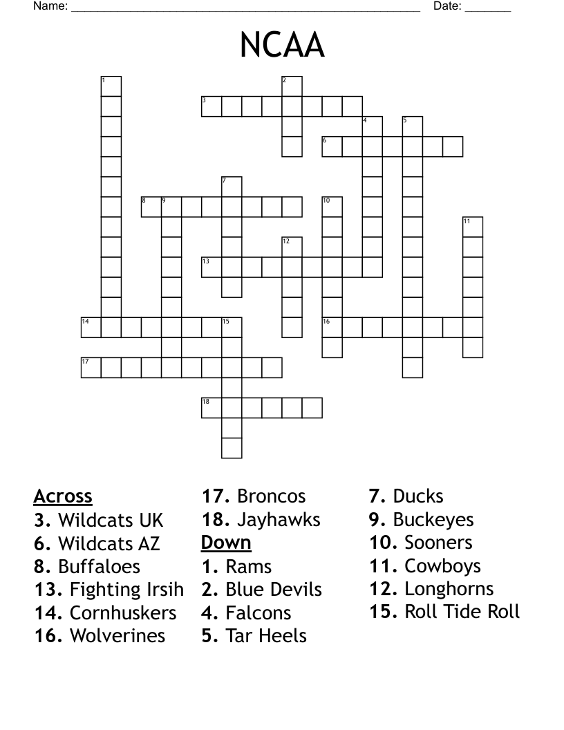 quarterfinals group in the ncaa crossword clue