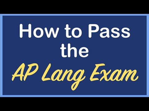 how to pass ap lang exam