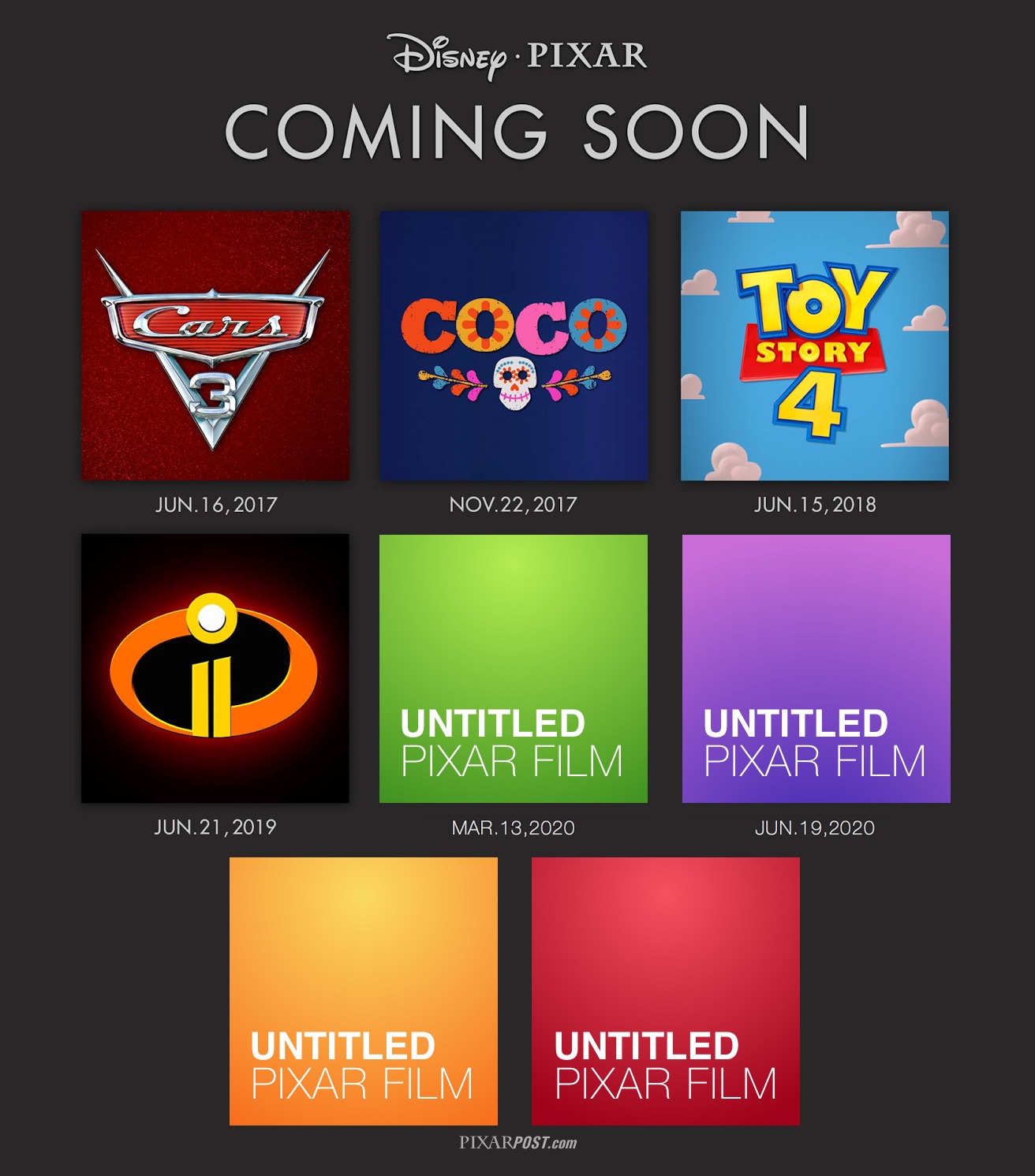 pixar upcoming projects