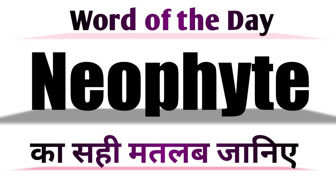 neophyte synonym