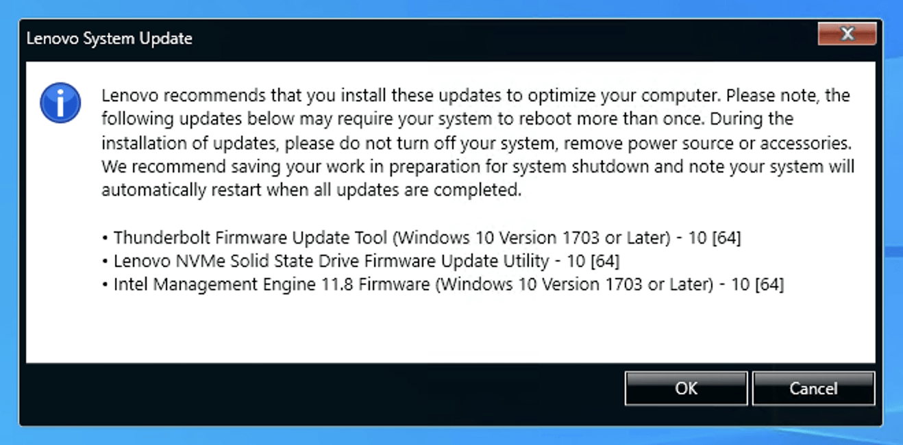 lenovo system updates