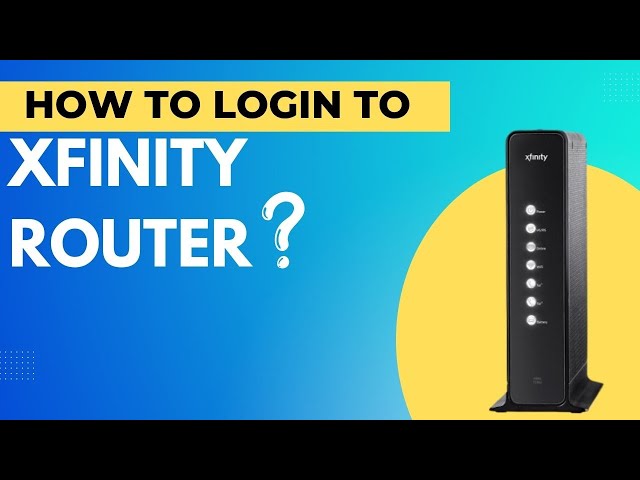 how to log into my xfinity router