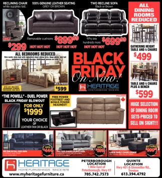 heritage furniture trenton ontario