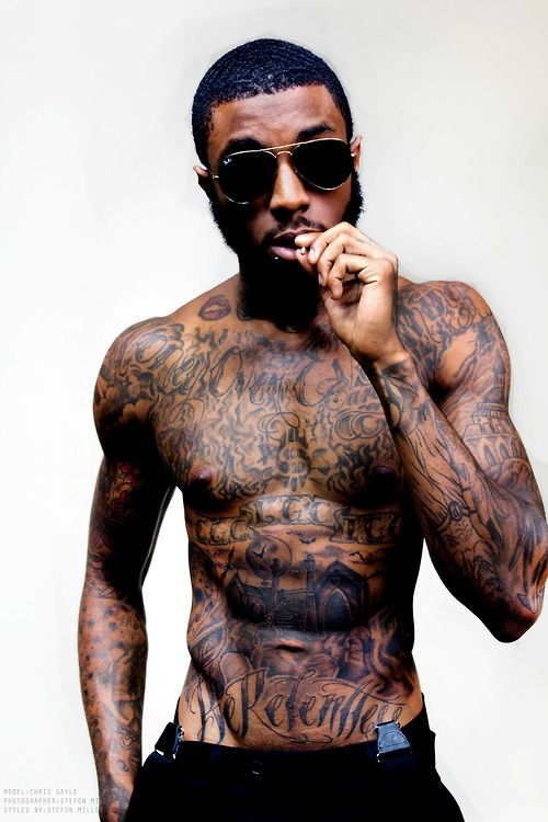 dark guys with tattoos