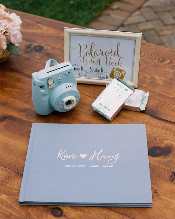 instant camera for wedding guest book