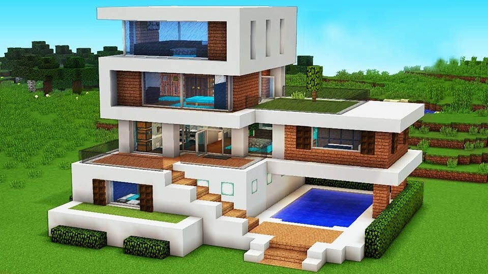 easy modern minecraft houses