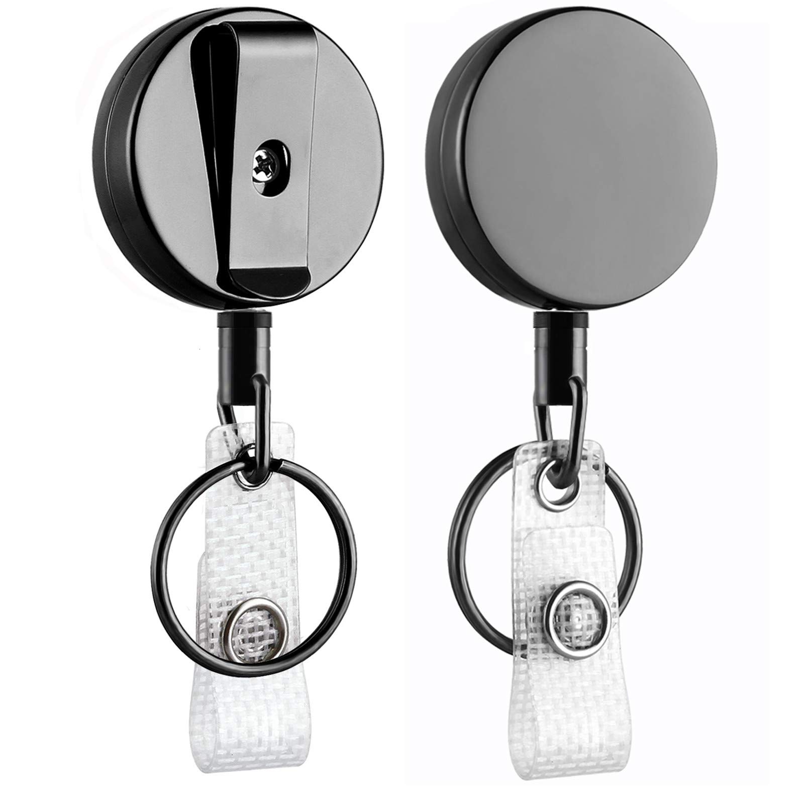 retractable lanyard badge holder