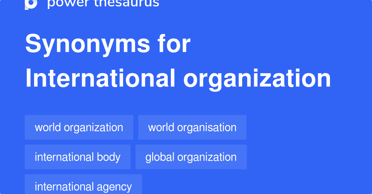 organization synonym