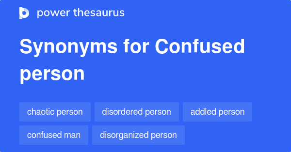 synonym confused